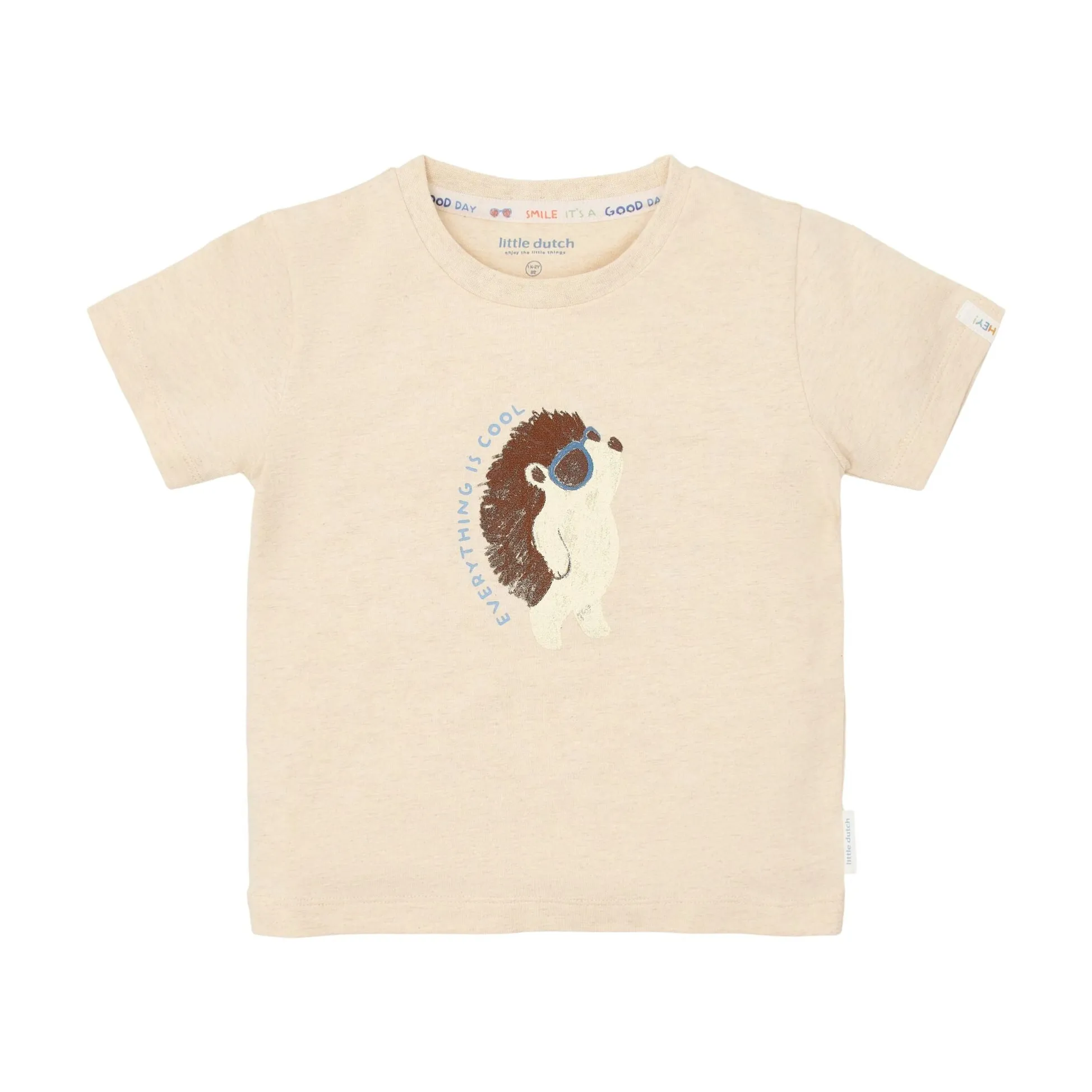 Shirt korte mouw - Zand - Egel