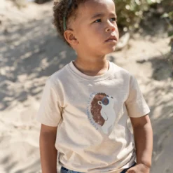 Shirt korte mouw - Zand - Egel