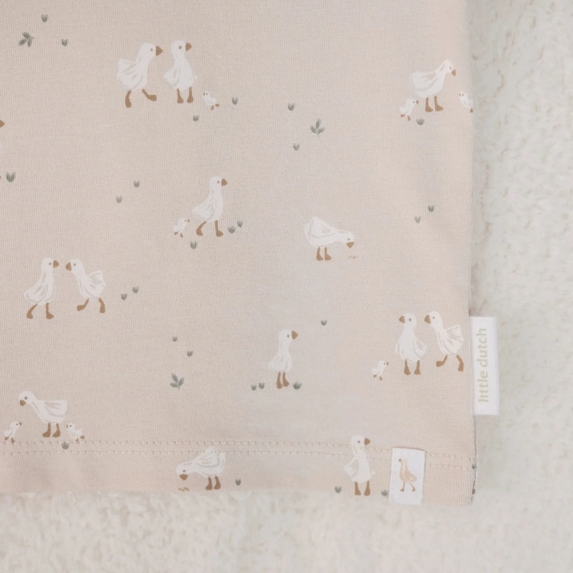Shirt lange mouw - Beige - Newborn Naturals - Little Goose