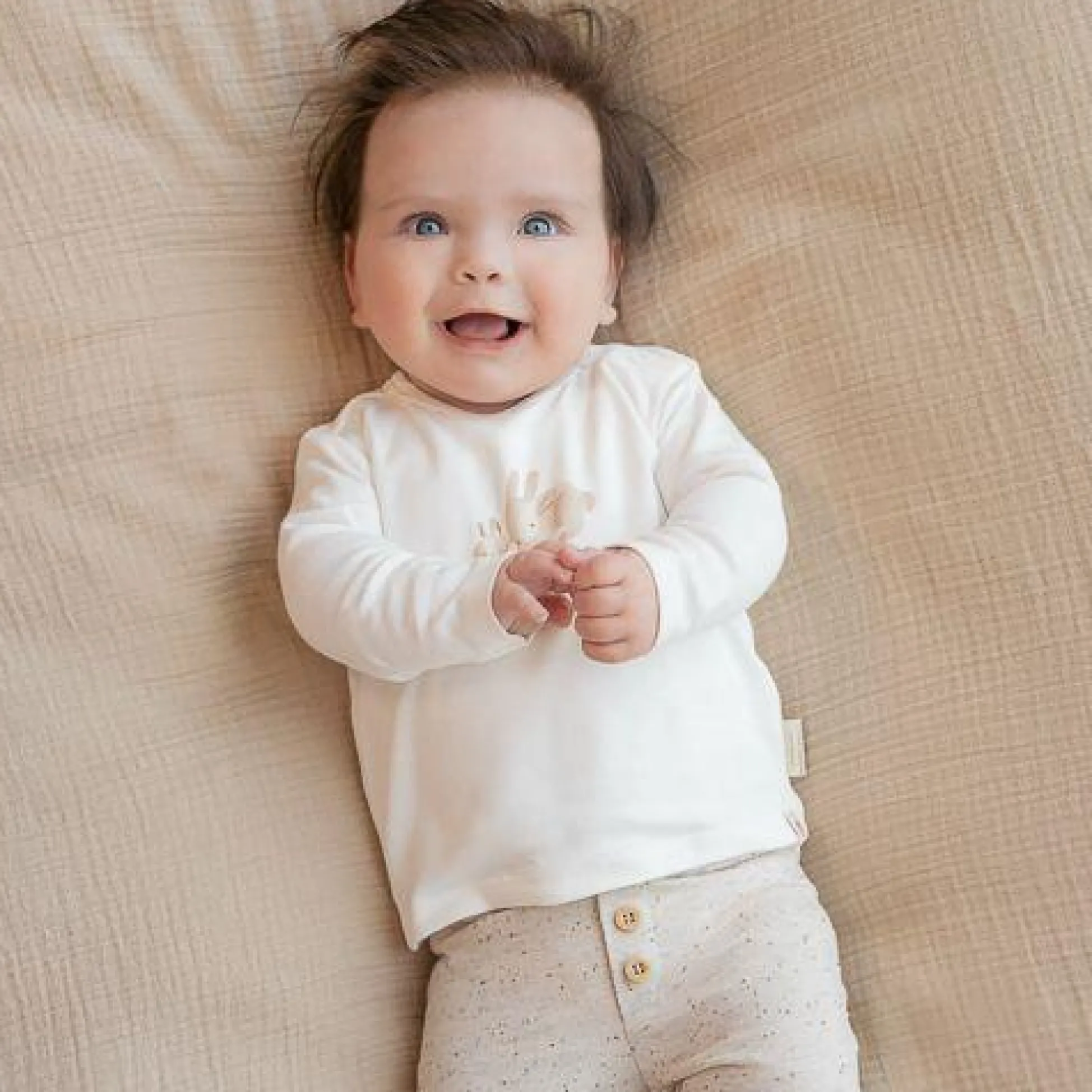 Shirt lange mouw - Wit - Newborn Naturals