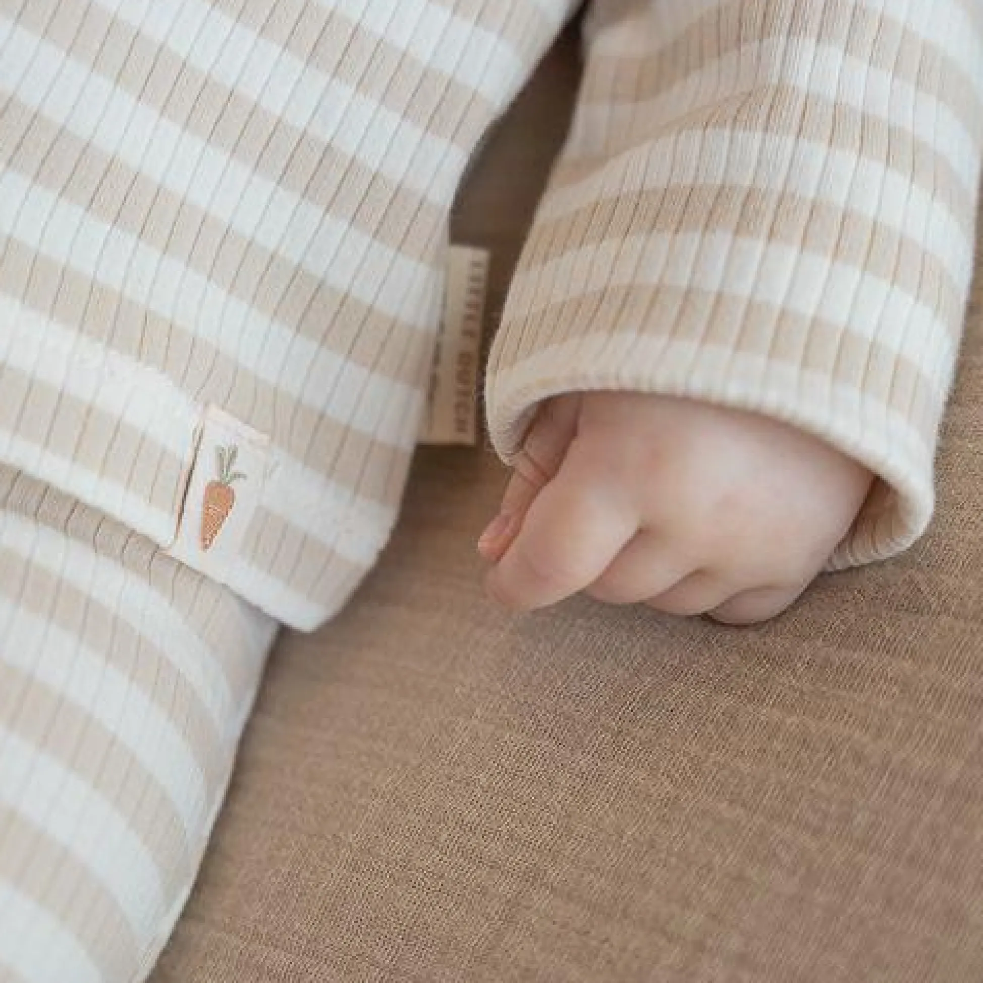 Shirt lange mouw - Zand - Newborn Naturals