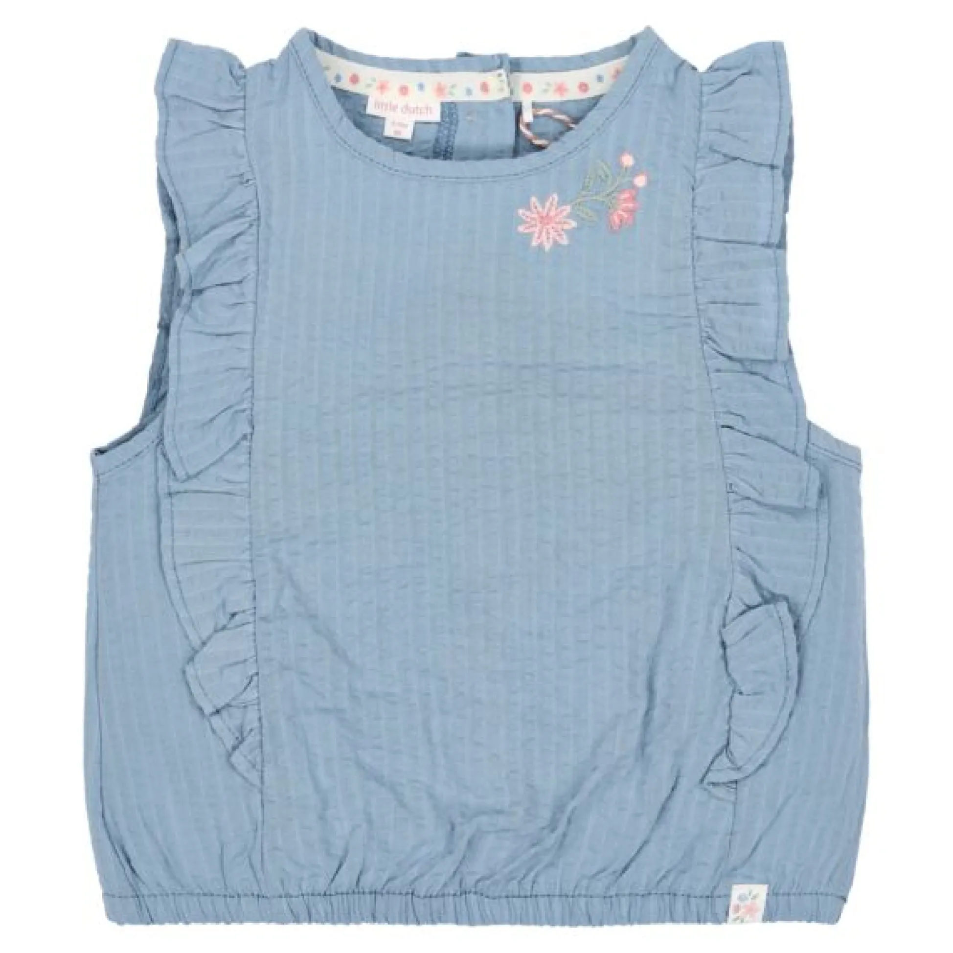 Shirt mouwloos - Blauw