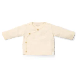 Shirt overslag lange mouw - Beige - Newborn Naturals