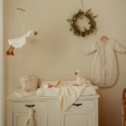 Slaapzak winter – Beige – Maat 60 cm – Newborn Naturals – Little Goose