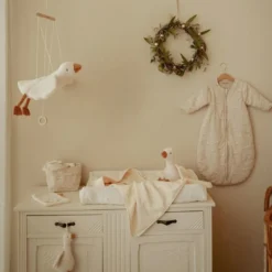 Slaapzak winter – Beige – Maat 70 cm – Newborn Naturals – Little Goose