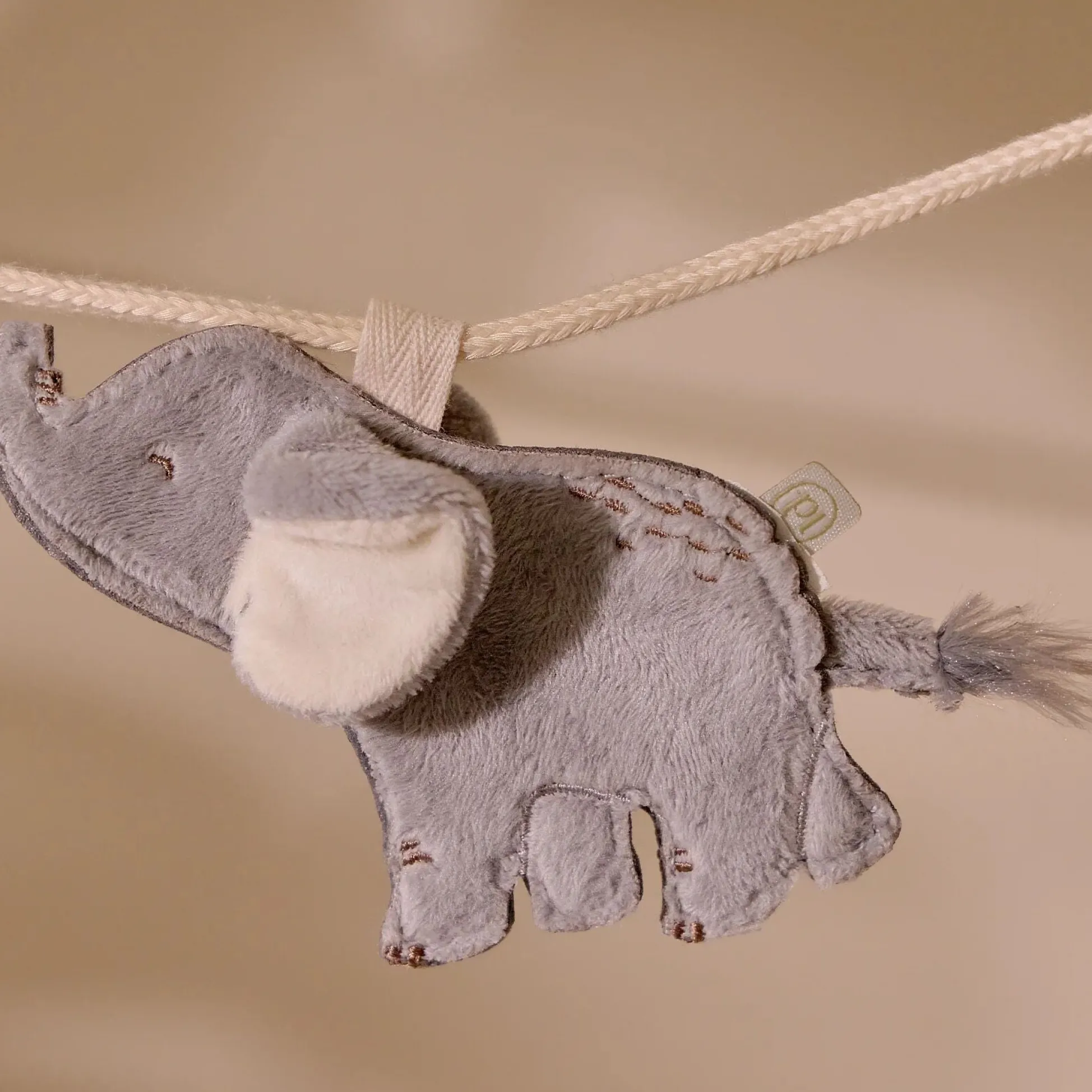 Slinger element Olifant - Grijs