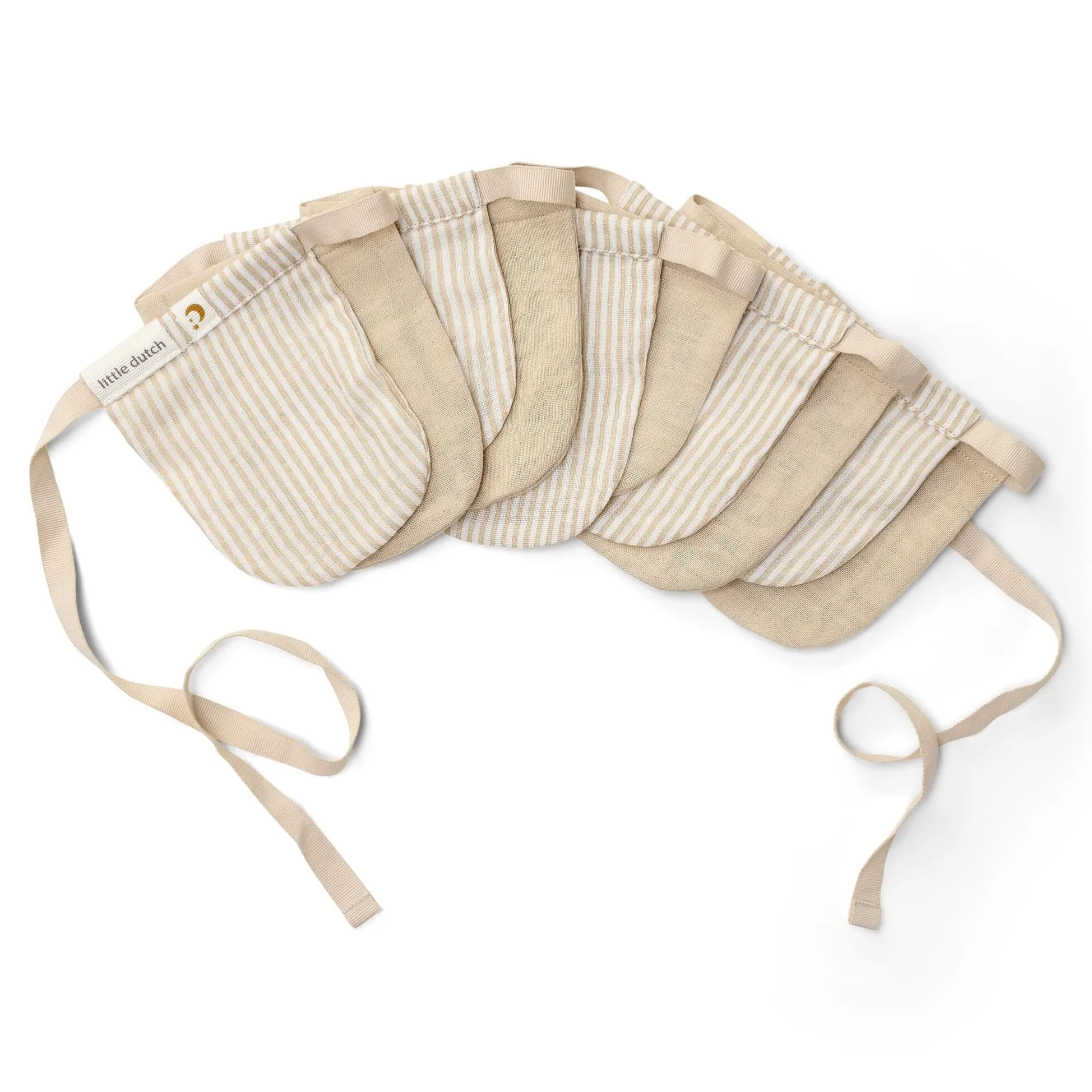 Slinger met vlaggetjes - Beige - Essentials