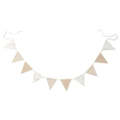 Slinger met vlaggetjes - Wit - Newborn Naturals - Baby Bunny
