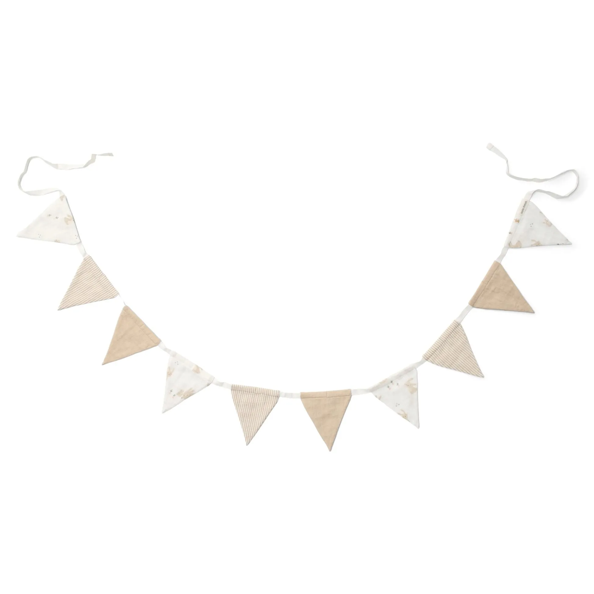 Slinger met vlaggetjes - Wit - Newborn Naturals - Baby Bunny