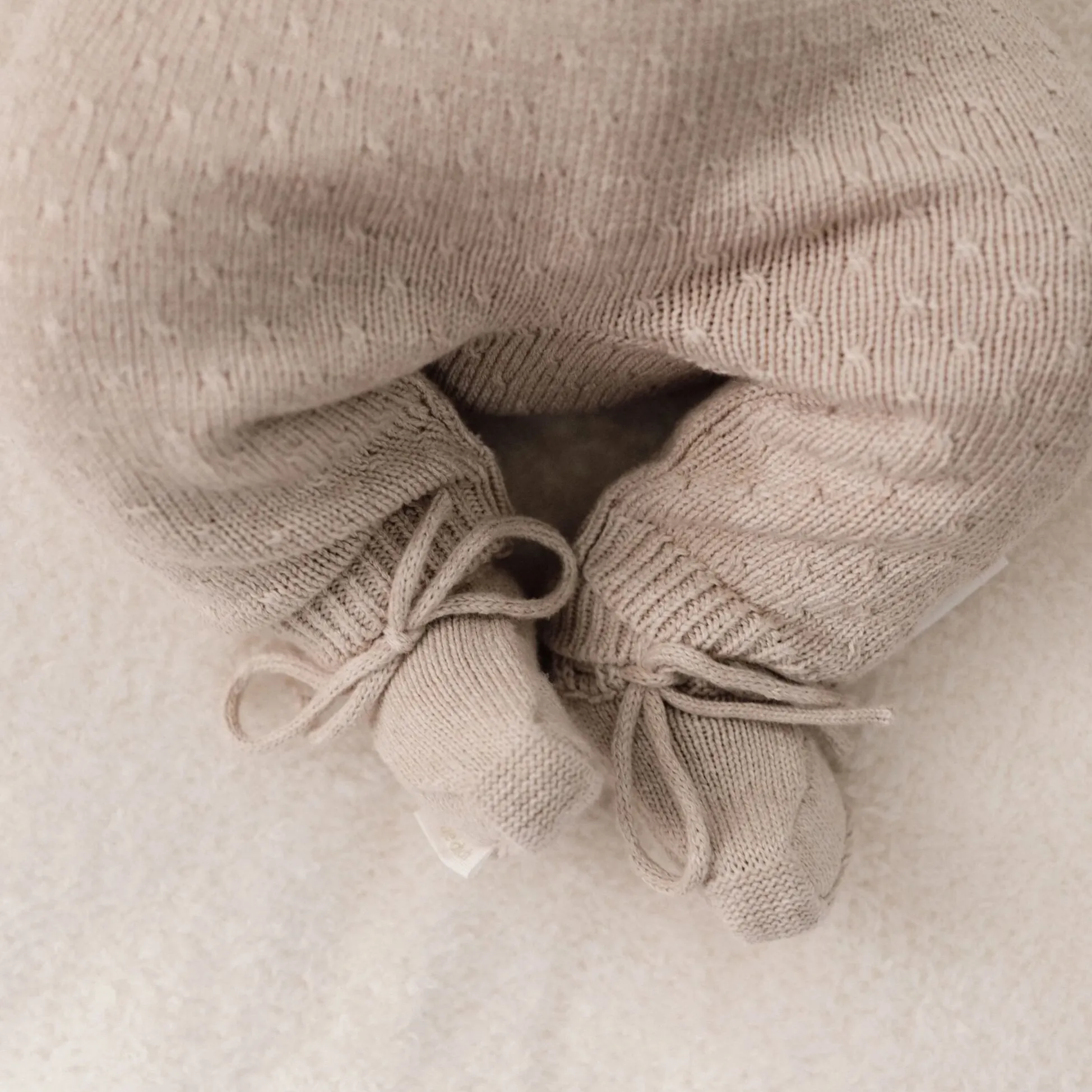 Slofjes - Beige - Newborn Naturals