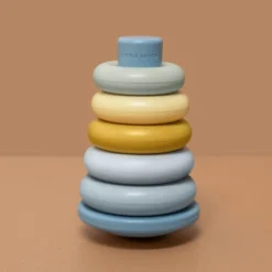 Stapelringen Blauw kunststof