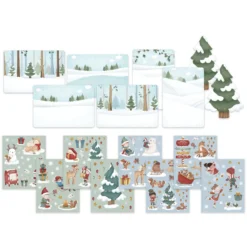 Sticker kerstkaarten