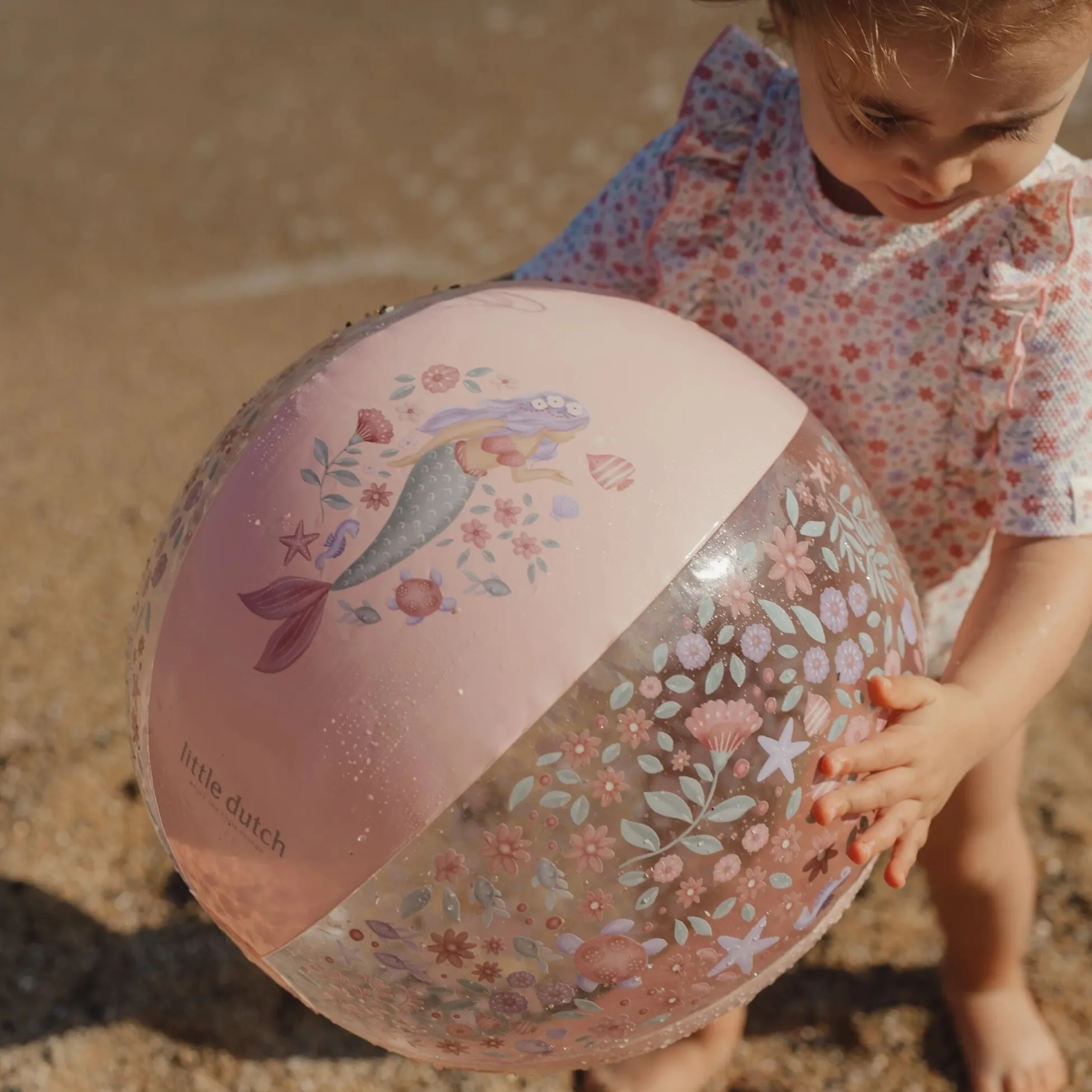 Strandbal - Roze - Dreamy Mermaid