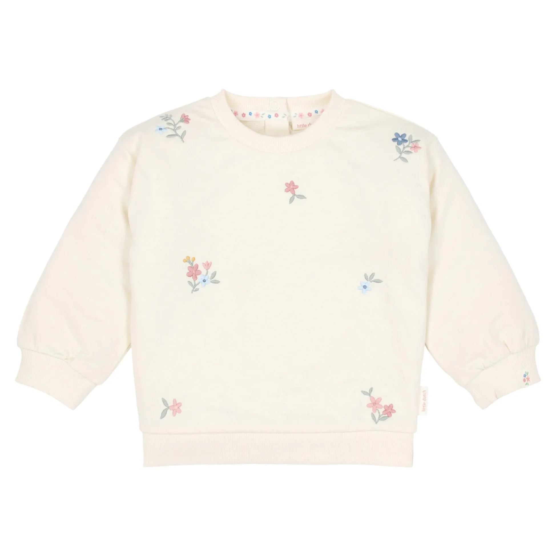 Sweater - Wit- Bloemenprint