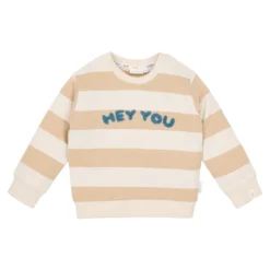 Sweater - Zand - Biscuit Stripe