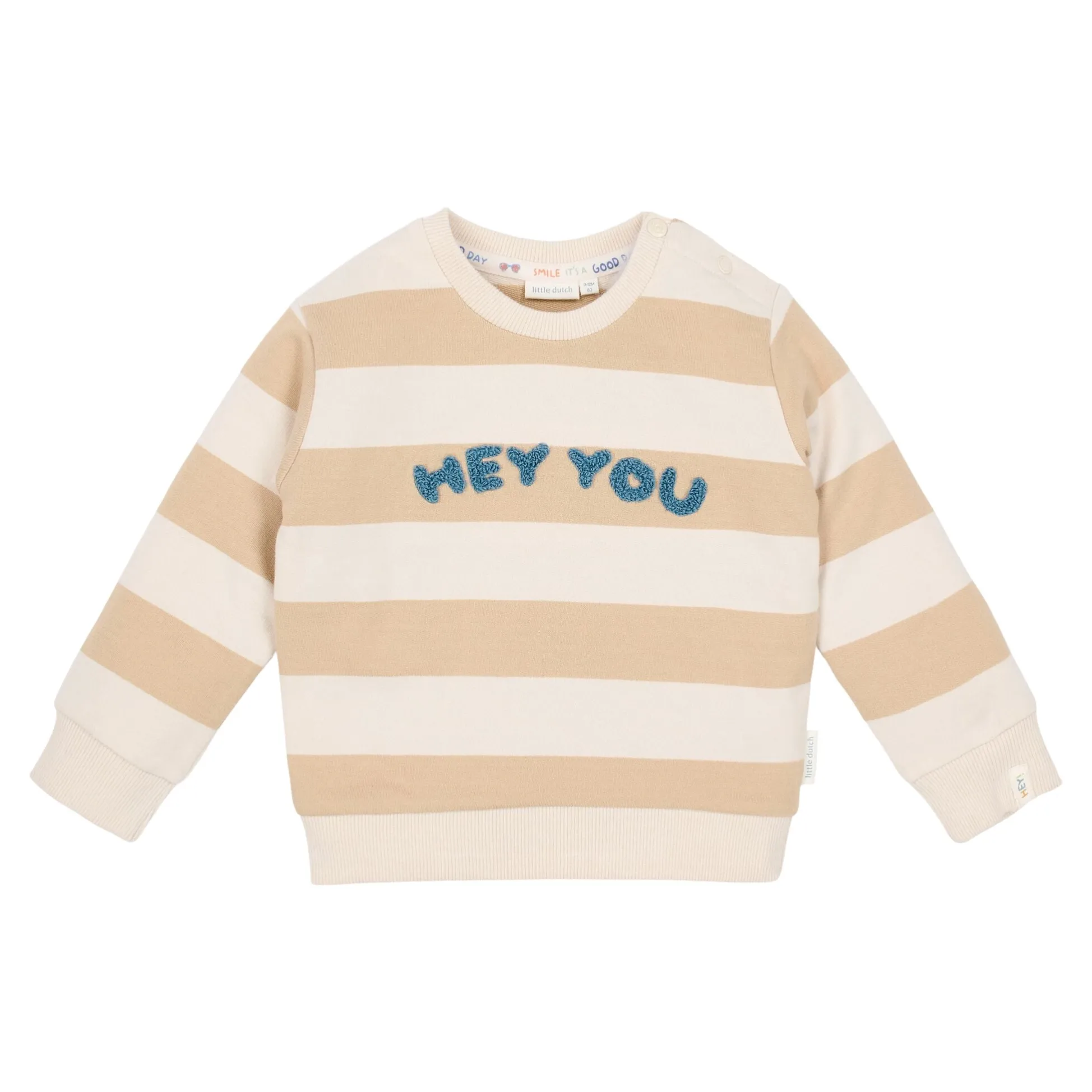 Sweater - Zand - Biscuit Stripe