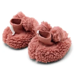 Teddy slofjes - Roze - Newborn Naturals