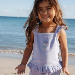 Top en short set - Paars