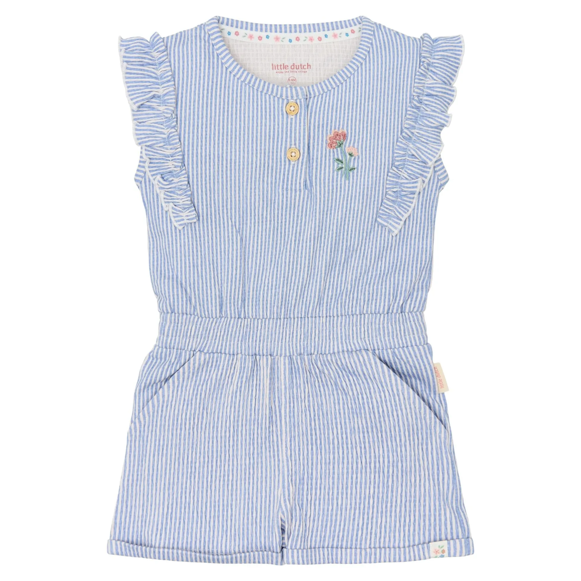 Tuinbroek - Blauw - Denim Blue Stripe