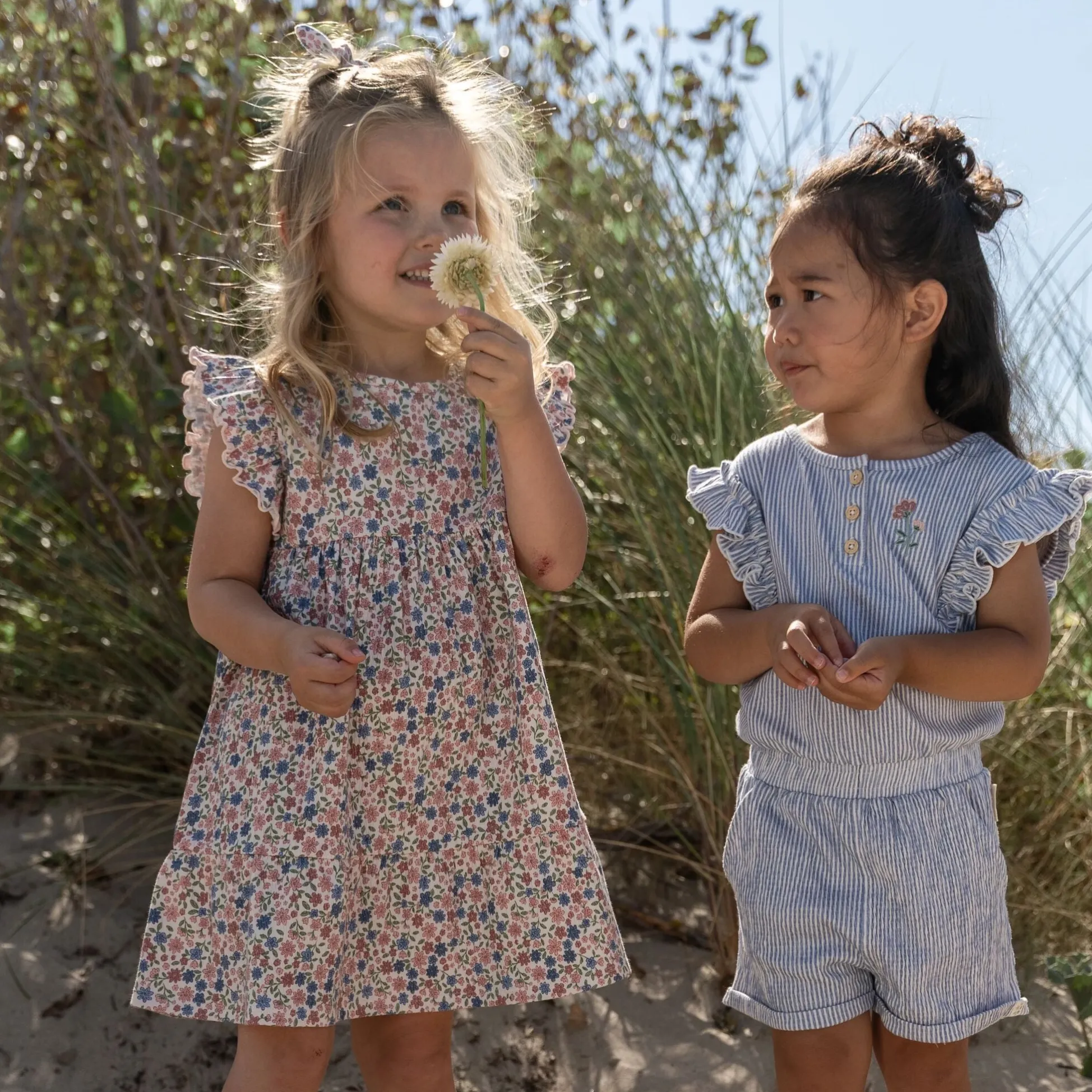 Tuinbroek - Blauw - Denim Blue Stripe