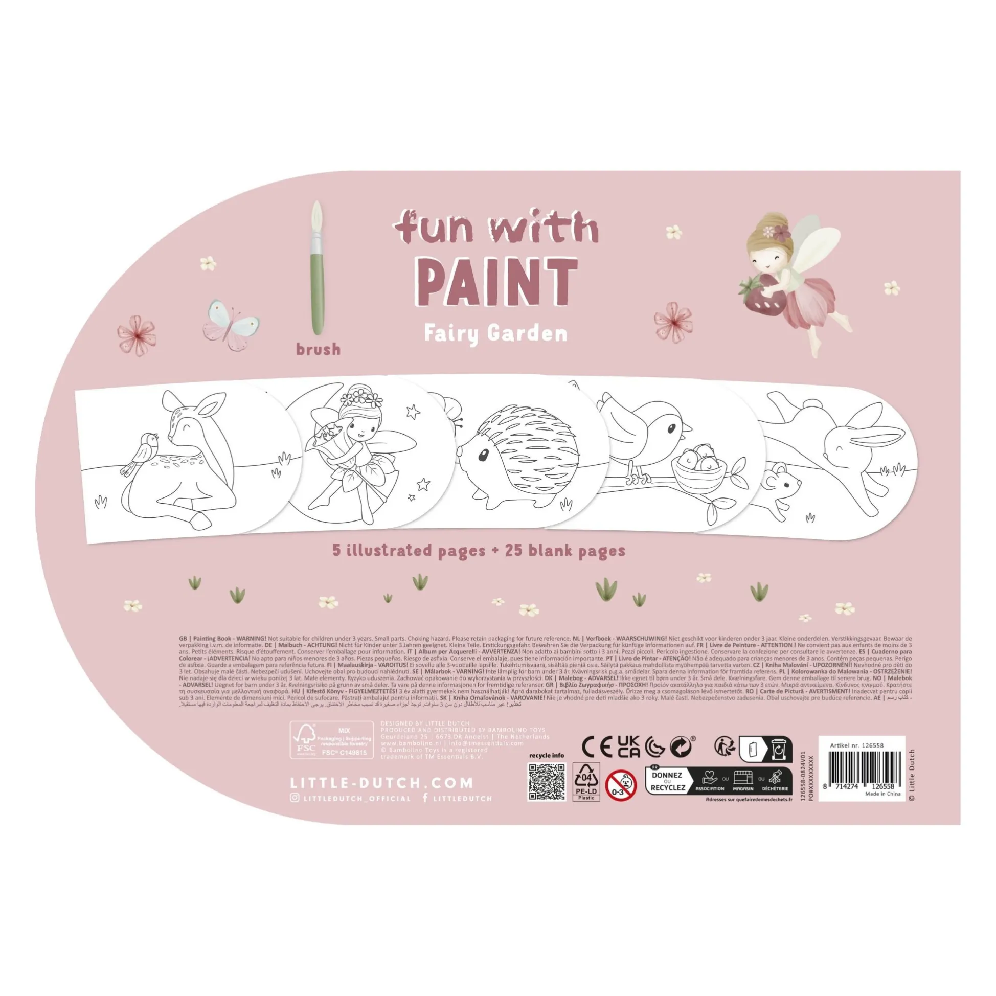 Verfboek Fairy Garden