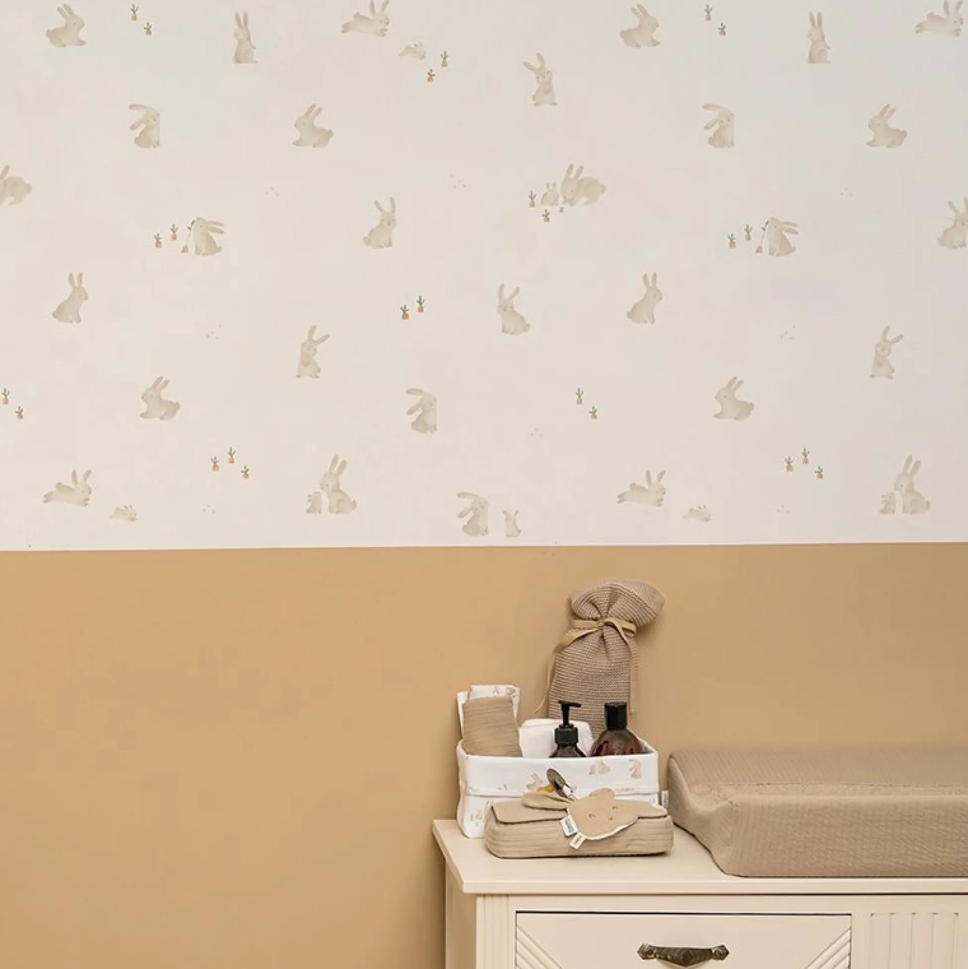 Vliesbehang Baby Bunny