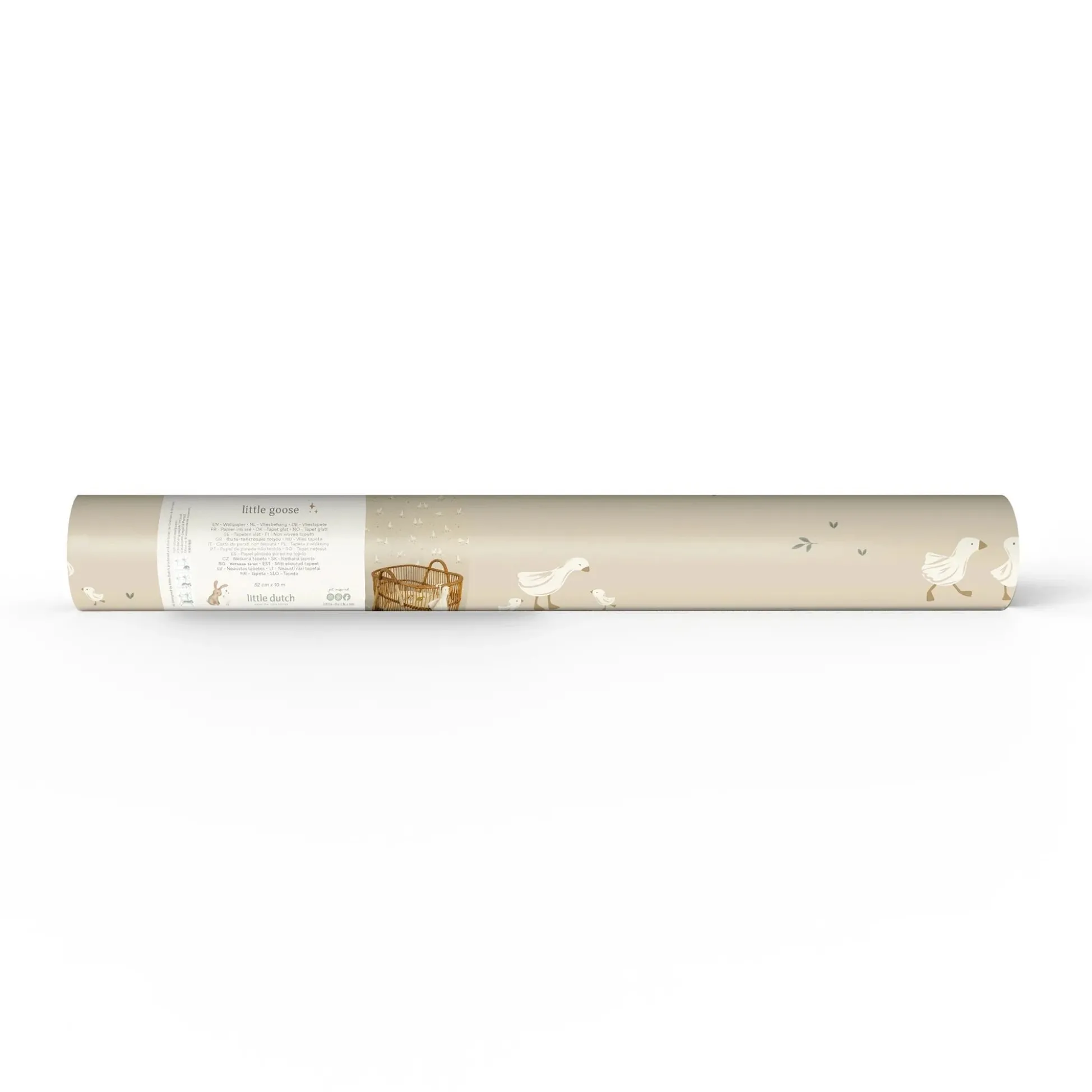 Vliesbehang – Beige – Little Goose