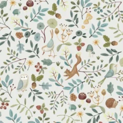 Vliesbehang - Meerkleurig - Forest Friends - Forest Wonders