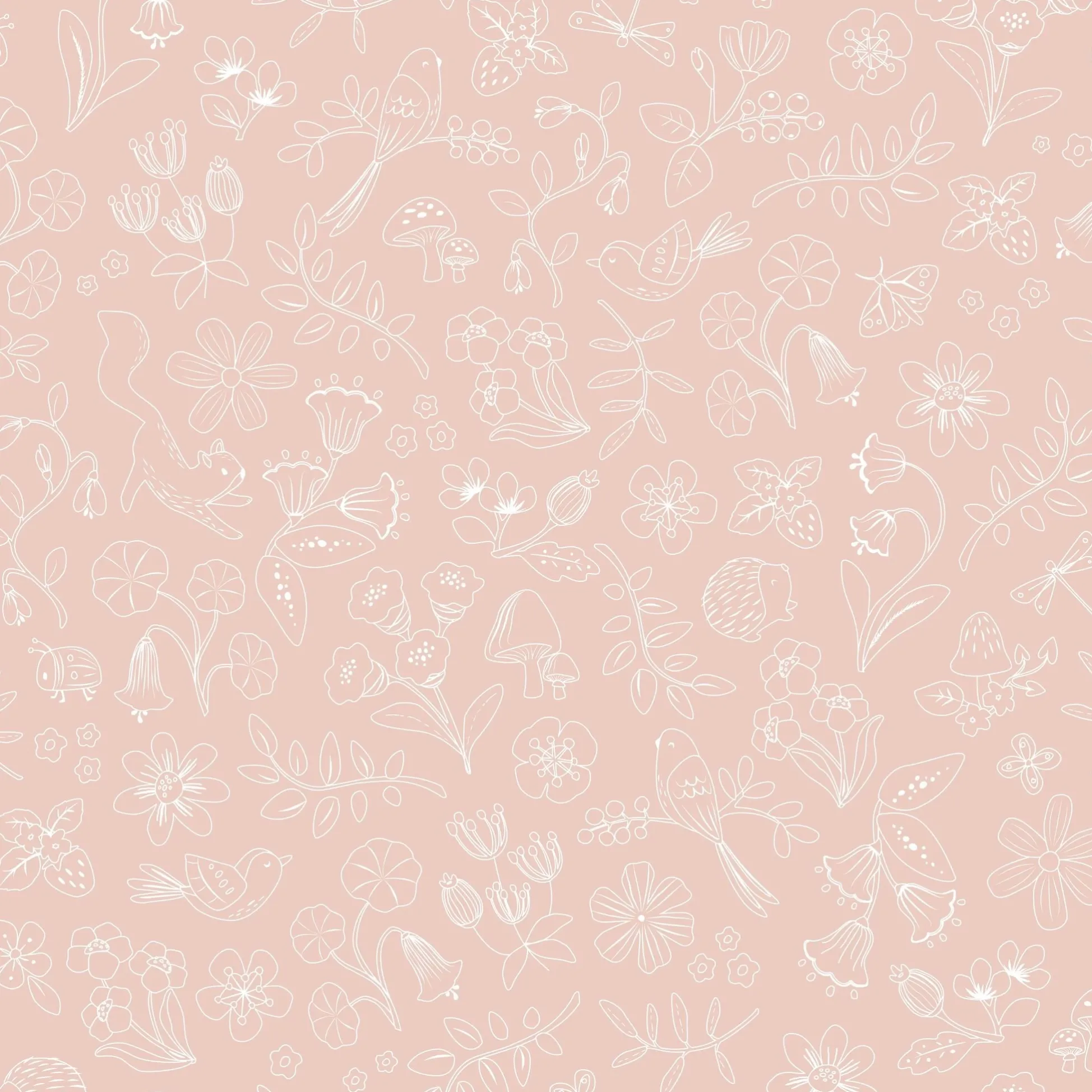 Vliesbehang – Roze – Fairy Friends – Fairy Wonder