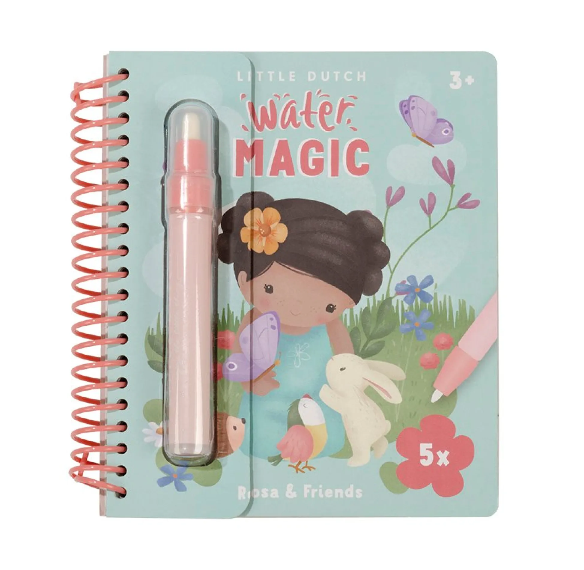 Waterkleurboek Rosa & Friends