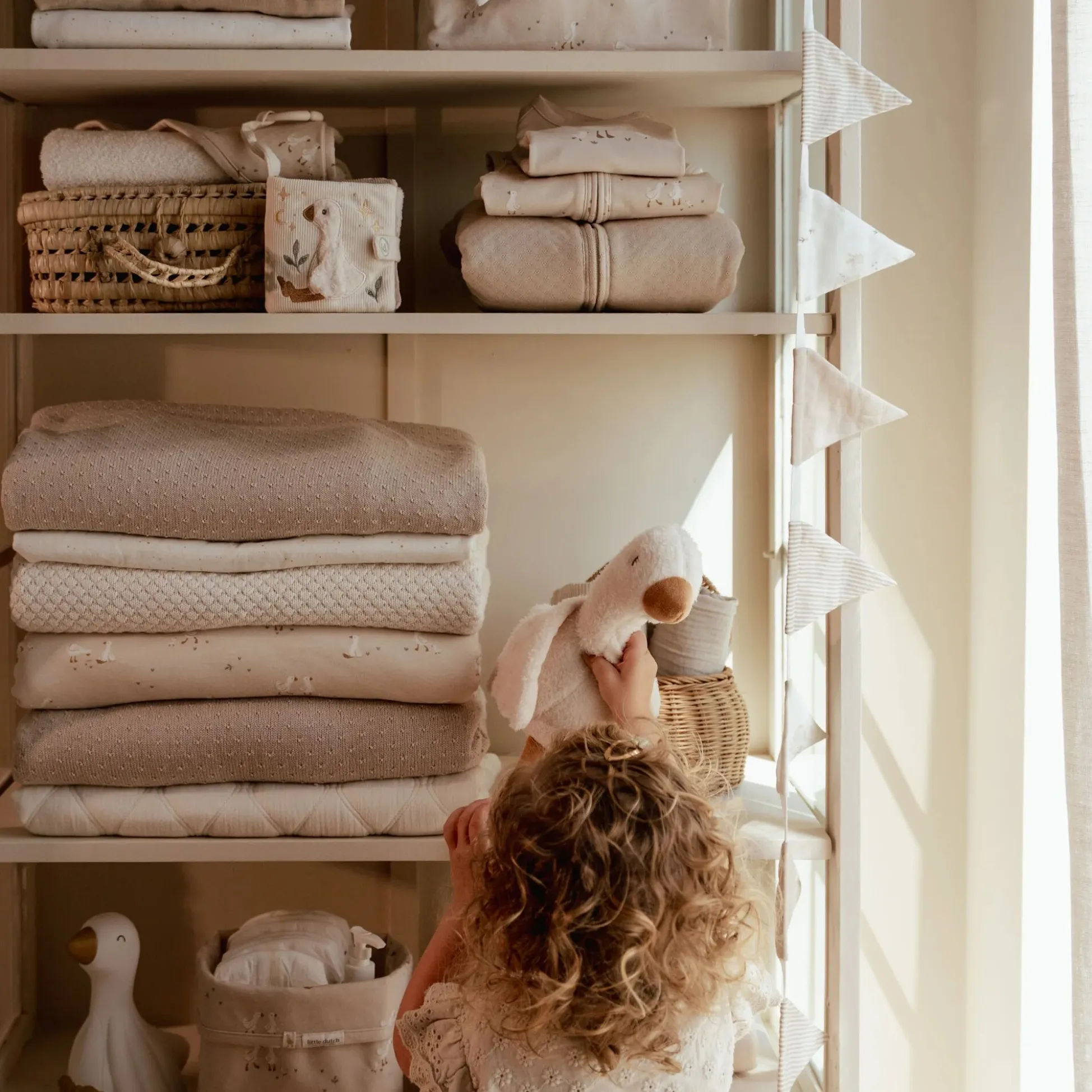 Wiegdeken - Beige - Essentials