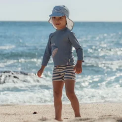 Zwembroek - Blauw - Ocean Blue Stripes