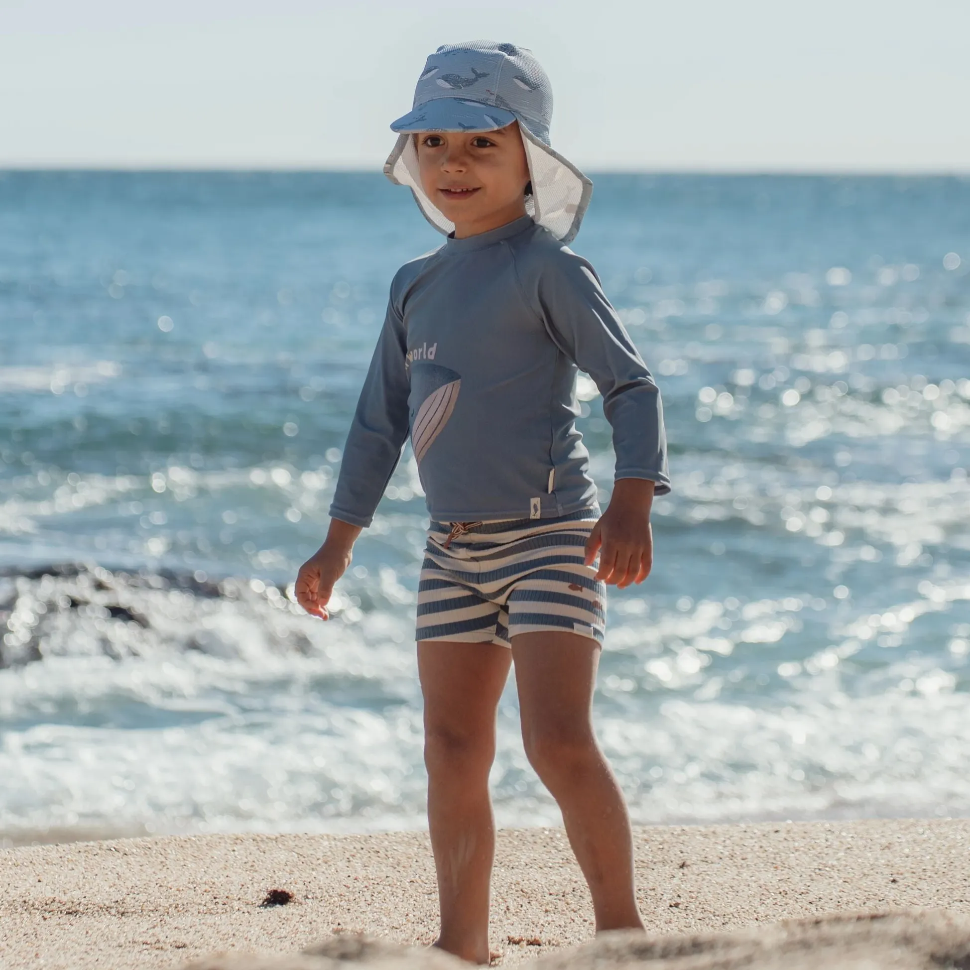 Zwembroek - Blauw - Ocean Blue Stripes
