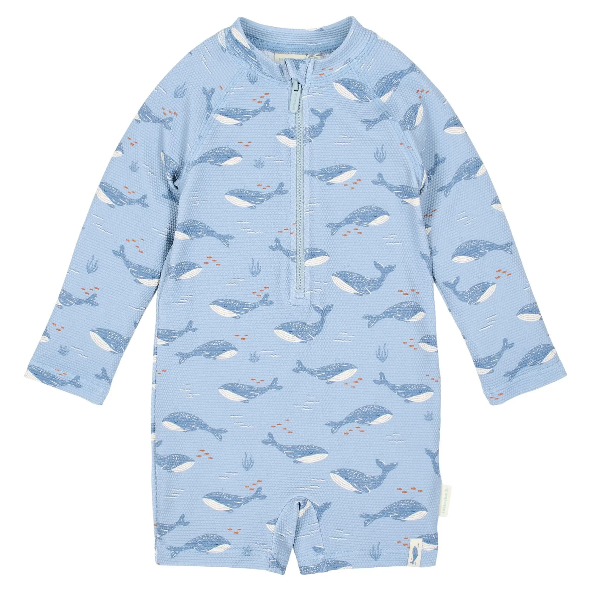 Zwempak lange mouw - UPF 40 - Blauw - Ocean Splash