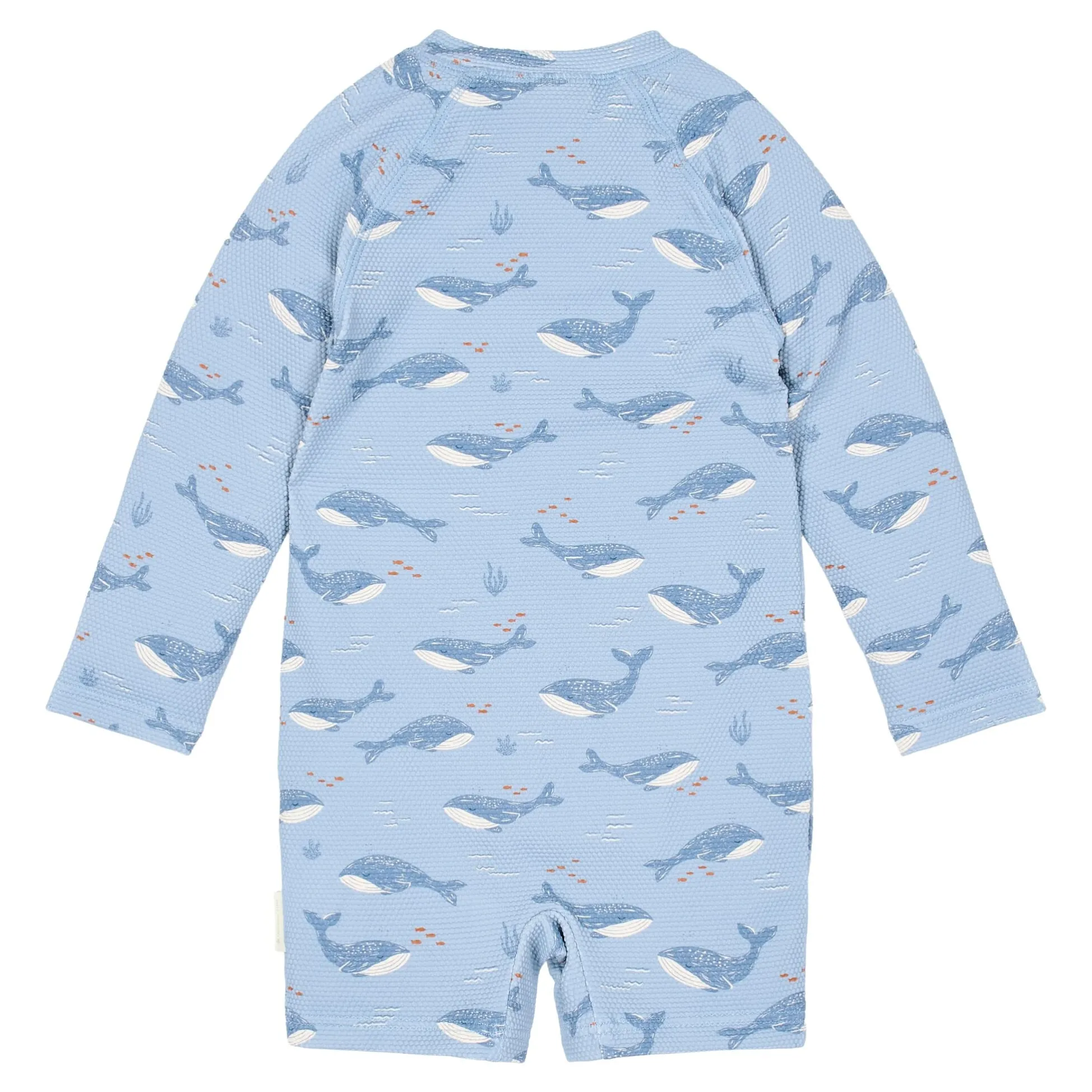Zwempak lange mouw - UPF 40 - Blauw - Ocean Splash