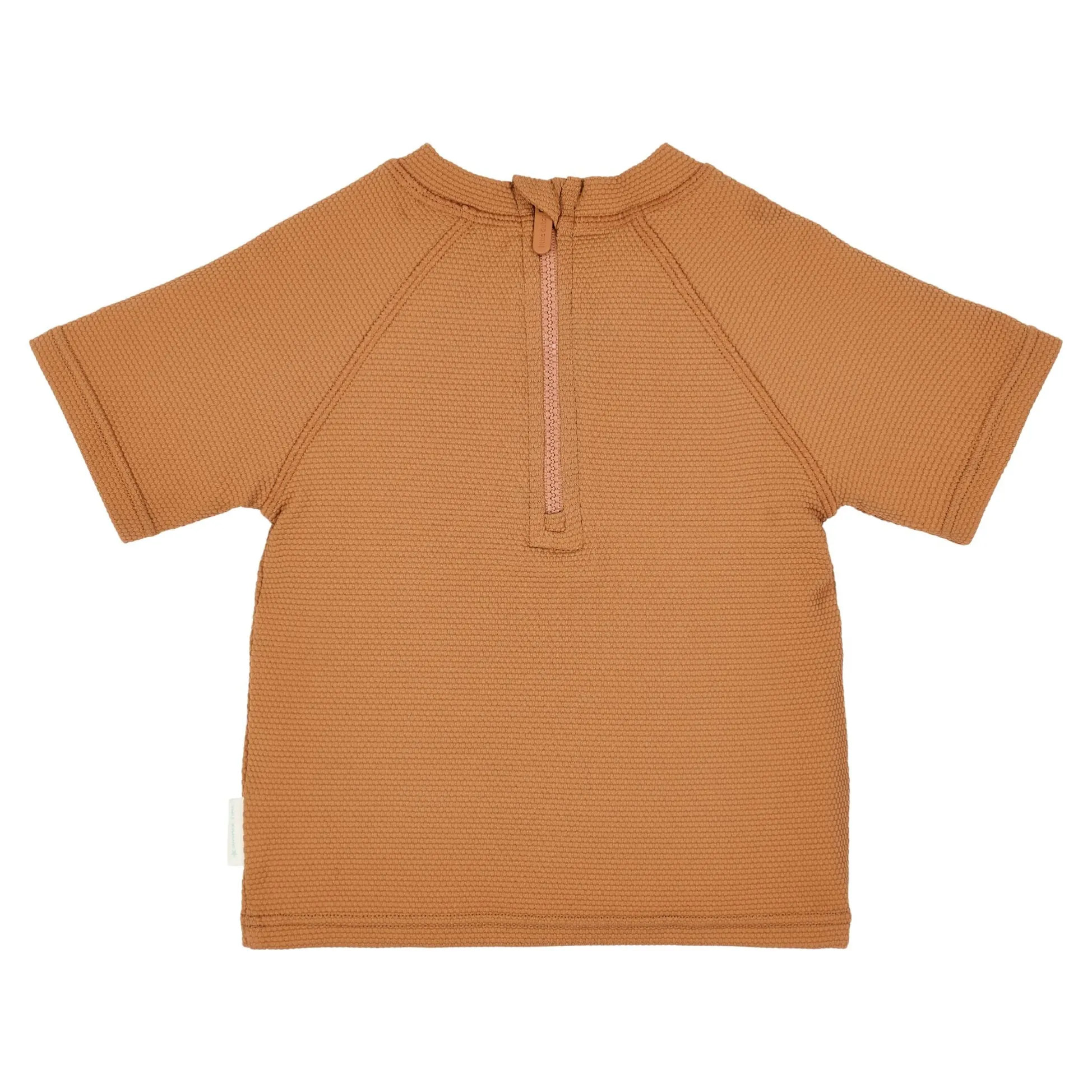 Zwemshirt korte mouw - Bruin