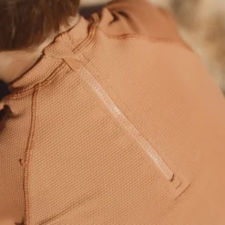 Zwemshirt korte mouw - Bruin