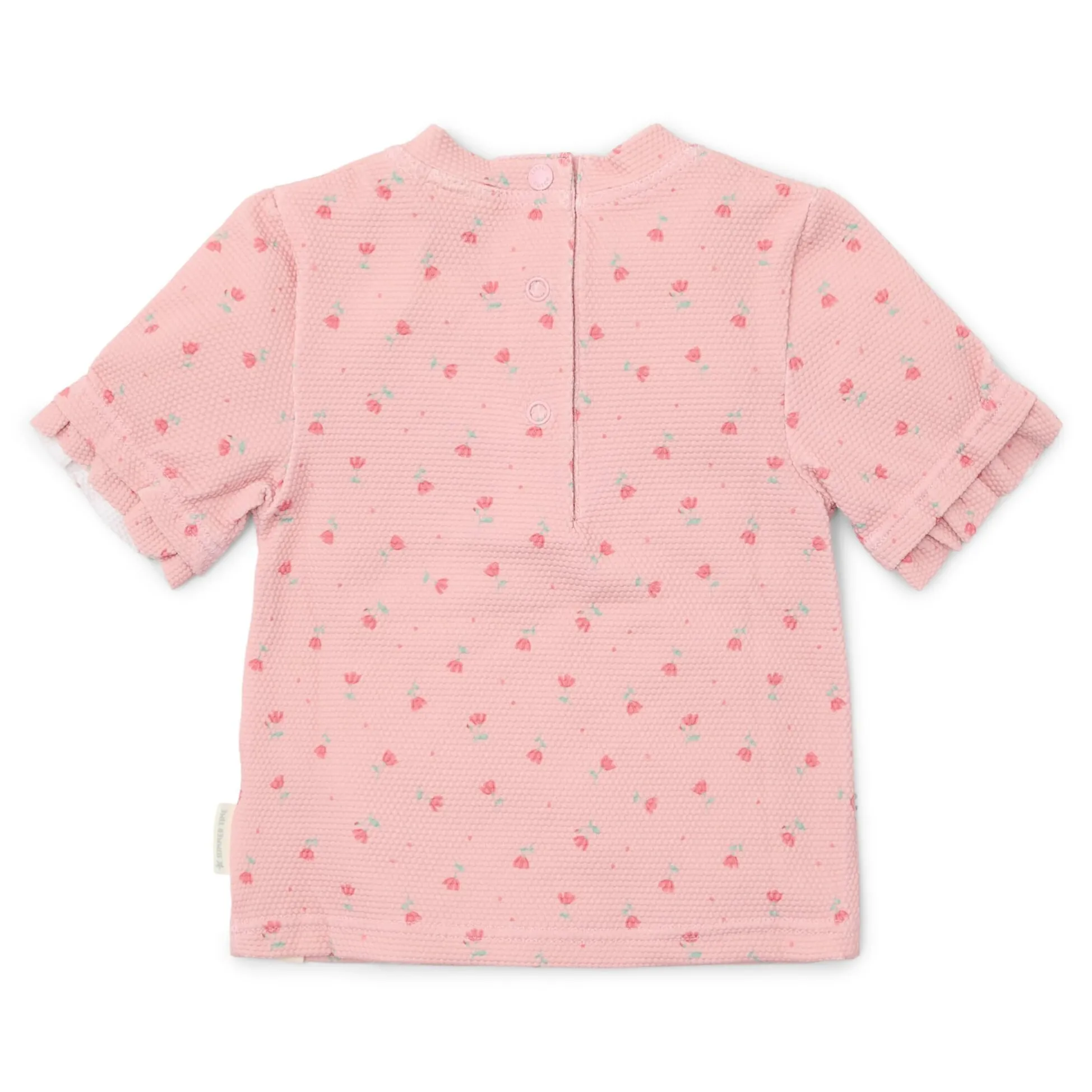 Zwemshirt korte mouw - Lichtroze - Sunny Flowers