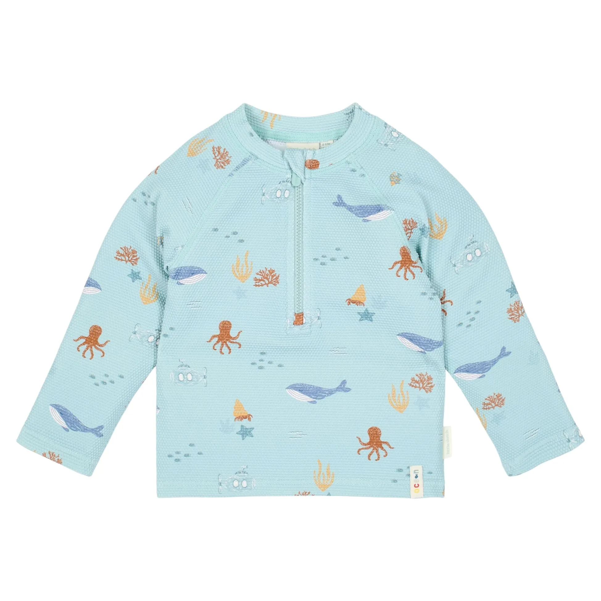 Zwemshirt lange mouw - UPF 40 - Groen - Ocean Friends