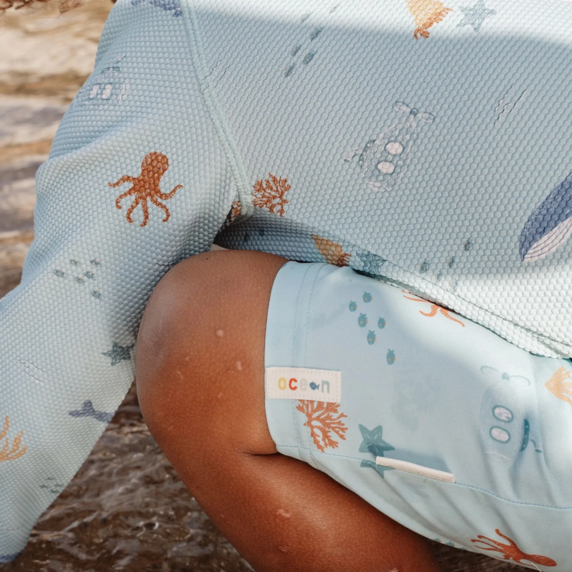 Zwemshirt lange mouw - UPF 40 - Groen - Ocean Friends
