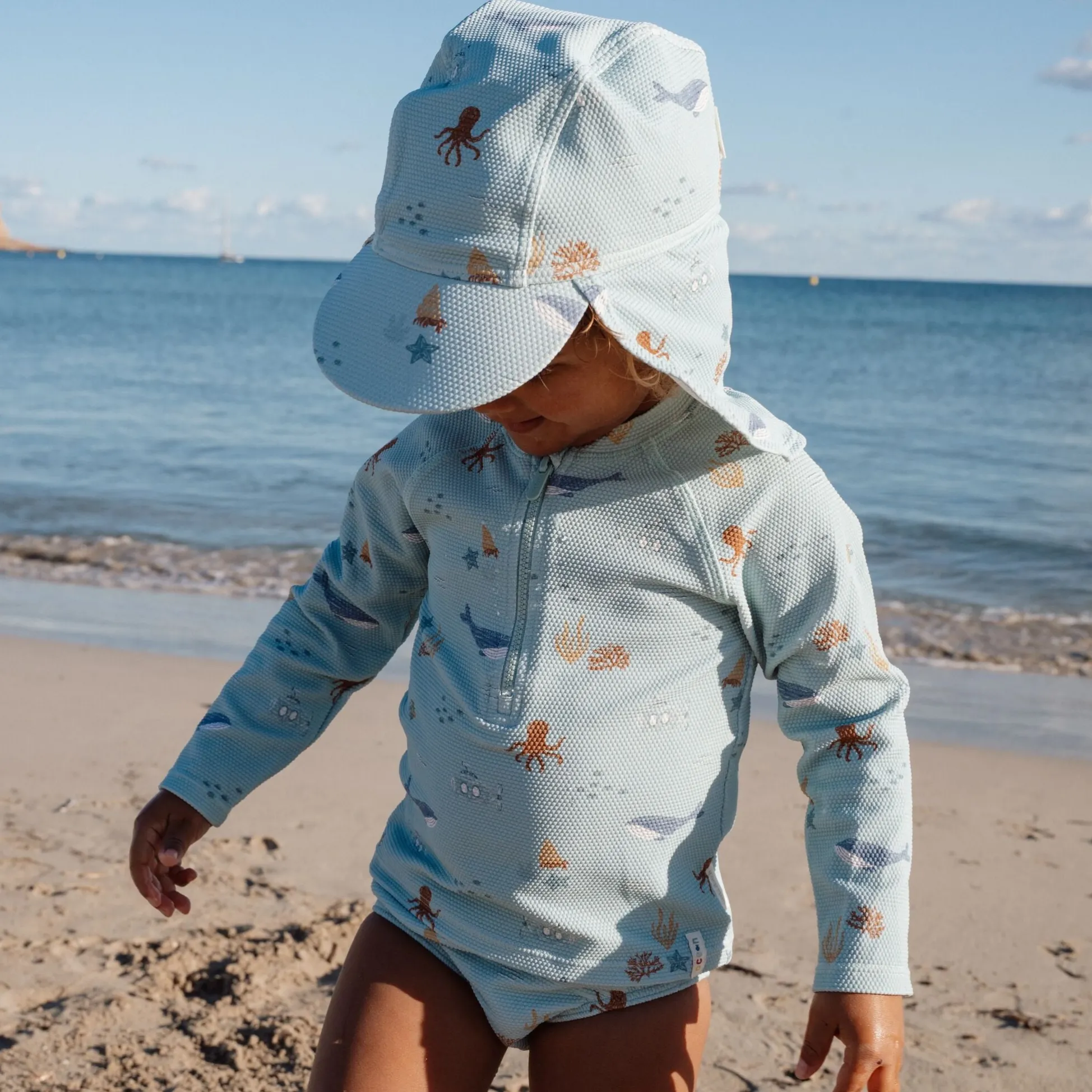Zwemshirt lange mouw - UPF 40 - Groen - Ocean Friends