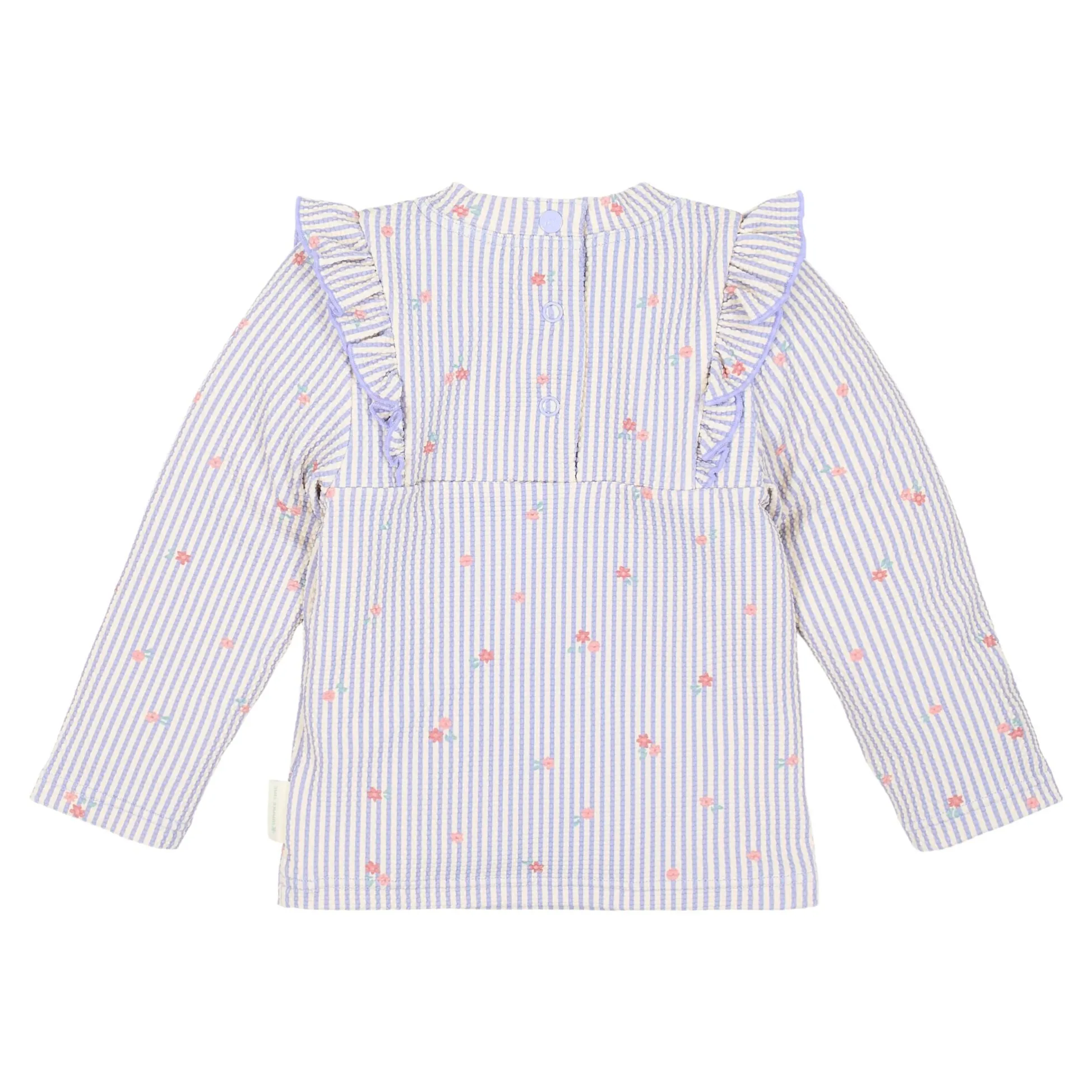 Zwemshirt lange mouw - UPF 40 - Paars - Dreamy Stripes